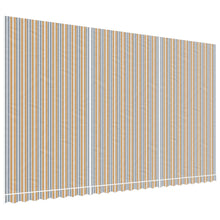Vervangingsdoek voor luifel gestreept 6x3,5 m meerkleurig