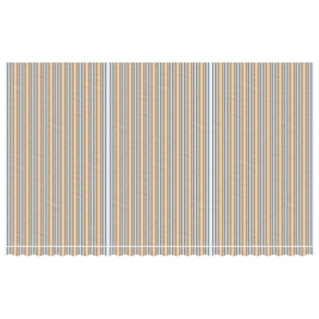 Vervangingsdoek voor luifel gestreept 6x3,5 m meerkleurig