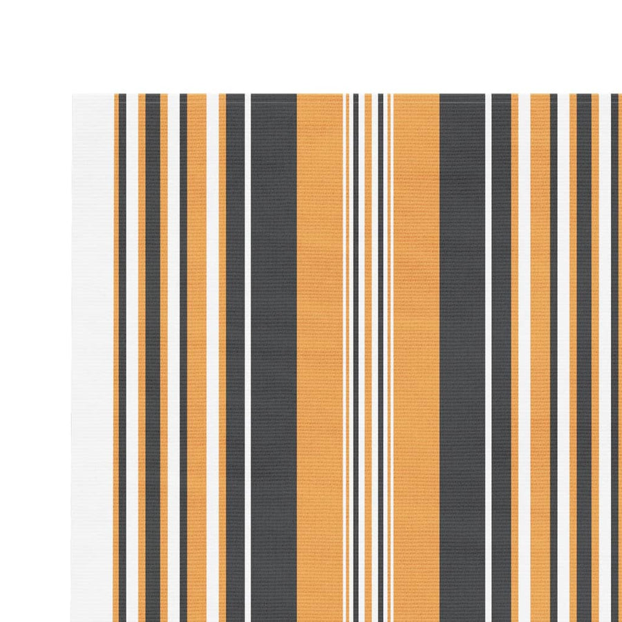 Vervangingsdoek Voor Luifel Gestreept 4X3 M Meerkleurig Oranje En Zwart 400 x 300 cm