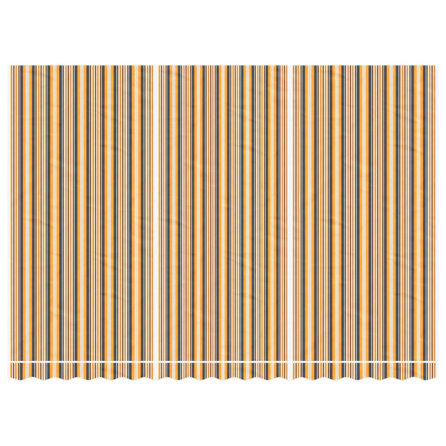 Vervangingsdoek voor luifel gestreept 4,5x3 m meerkleurig