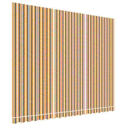 Vervangingsdoek Voor Luifel Gestreept 4,5X3,5 M Meerkleurig Oranje En Zwart 450 x 350 cm