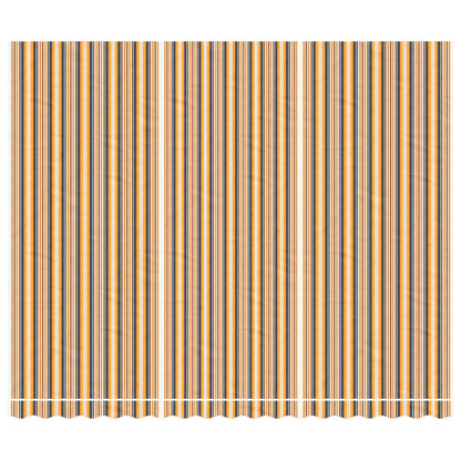 Vervangingsdoek Voor Luifel Gestreept 4,5X3,5 M Meerkleurig Oranje En Zwart 450 x 350 cm