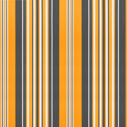 Vervangingsdoek Voor Luifel Gestreept 4,5X3,5 M Meerkleurig Oranje En Zwart 450 x 350 cm