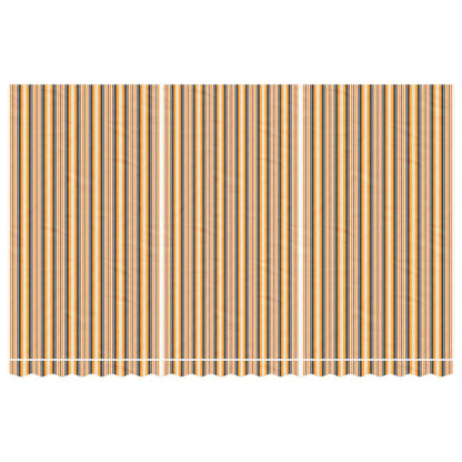 Vervangingsdoek Voor Luifel Gestreept 5X3 M Meerkleurig Oranje En Zwart 500 x 300 cm