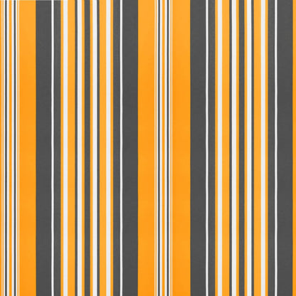 Vervangingsdoek Voor Luifel Gestreept 5X3 M Meerkleurig Oranje En Zwart 500 x 300 cm