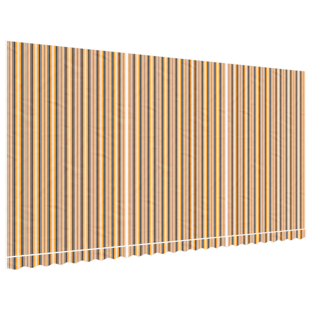 Vervangingsdoek voor luifel gestreept 6x3 m meerkleurig