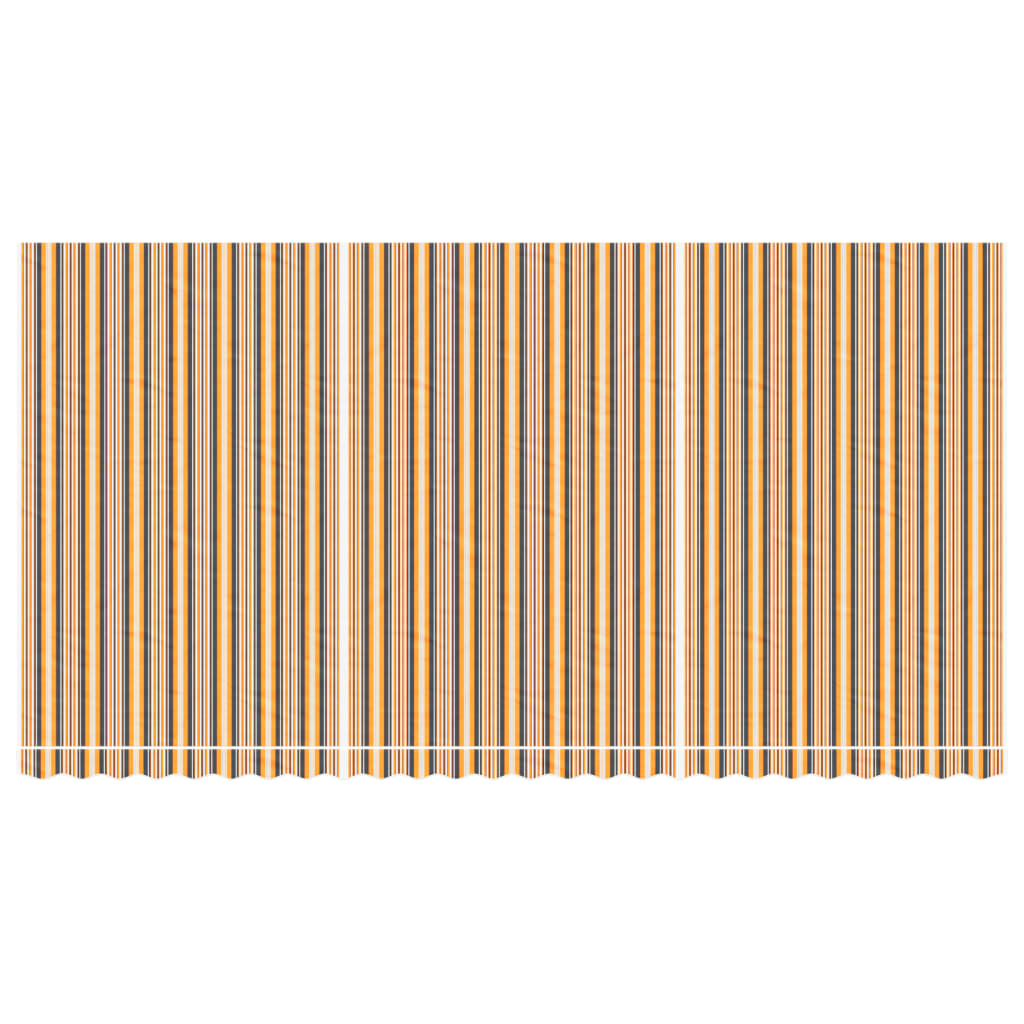 Vervangingsdoek voor luifel gestreept 6x3 m meerkleurig