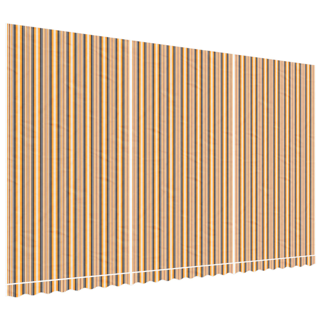 Vervangingsdoek voor luifel gestreept 6x3,5 m meerkleurig