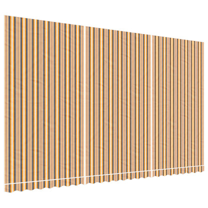 Vervangingsdoek voor luifel gestreept 6x3,5 m meerkleurig