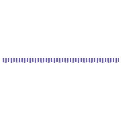 Vervangingsdoek Voor Luifelrok Gestreept 4,5 M Blauw En Wit 4.5 m