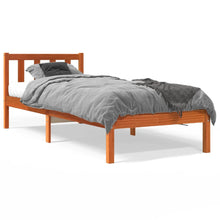Bedframe Massief Grenenhout Wasbruin 90X190 Cm