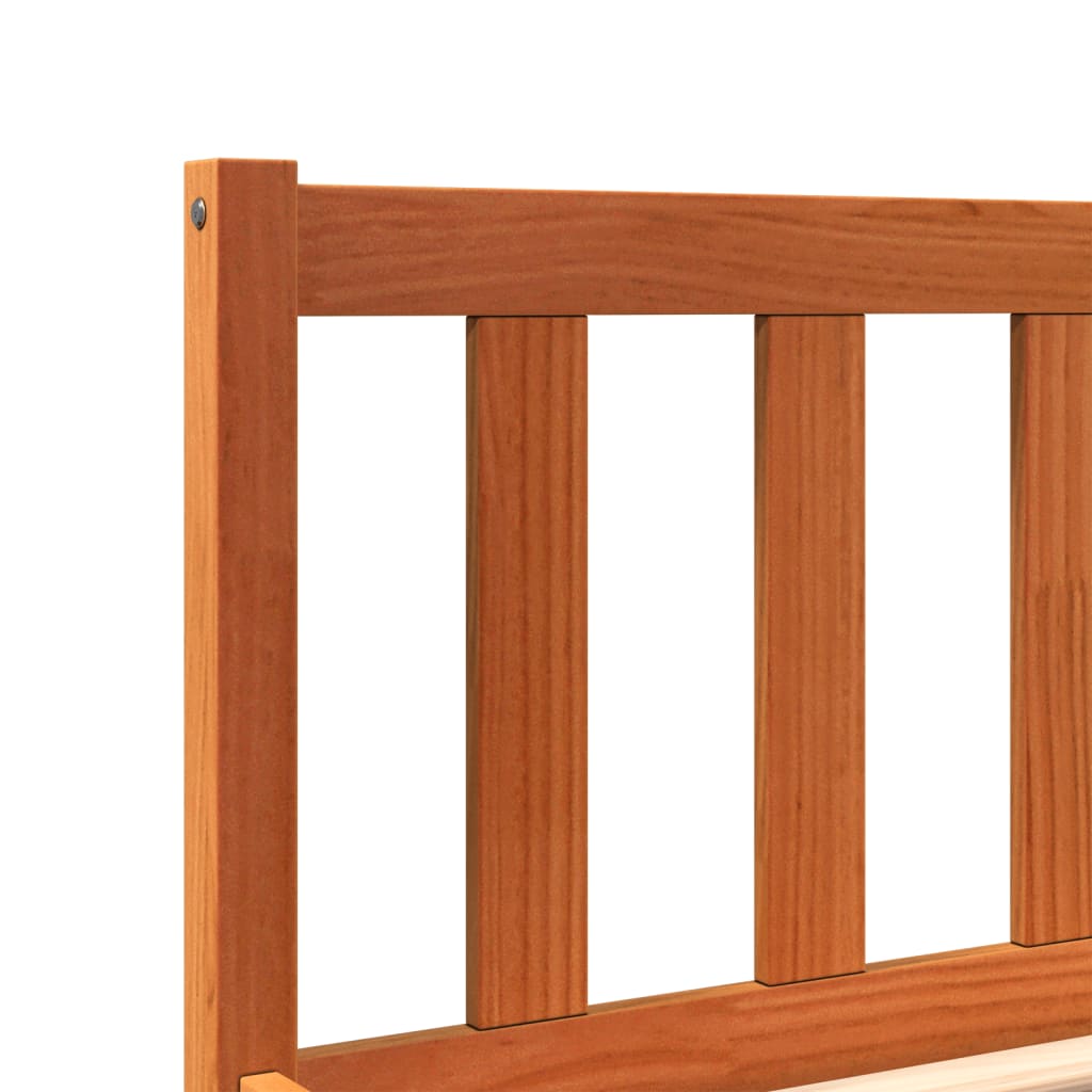 Bedframe Massief Grenenhout Wasbruin 90X200 Cm