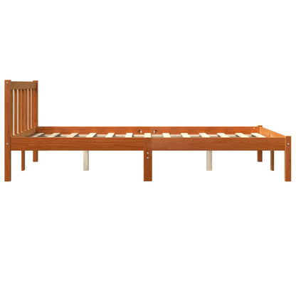 Bedframe Massief Grenenhout Wasbruin 120X200 Cm