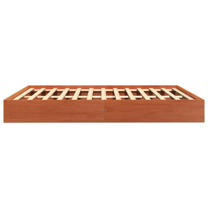 Bedframe Massief Grenenhout Wasbruin 160X200 Cm
