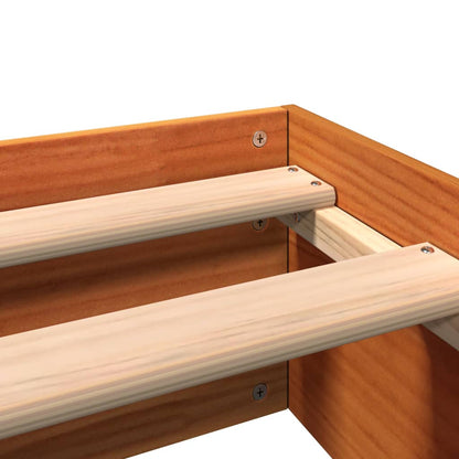 Bedframe Massief Grenenhout Wasbruin 90X190 Cm