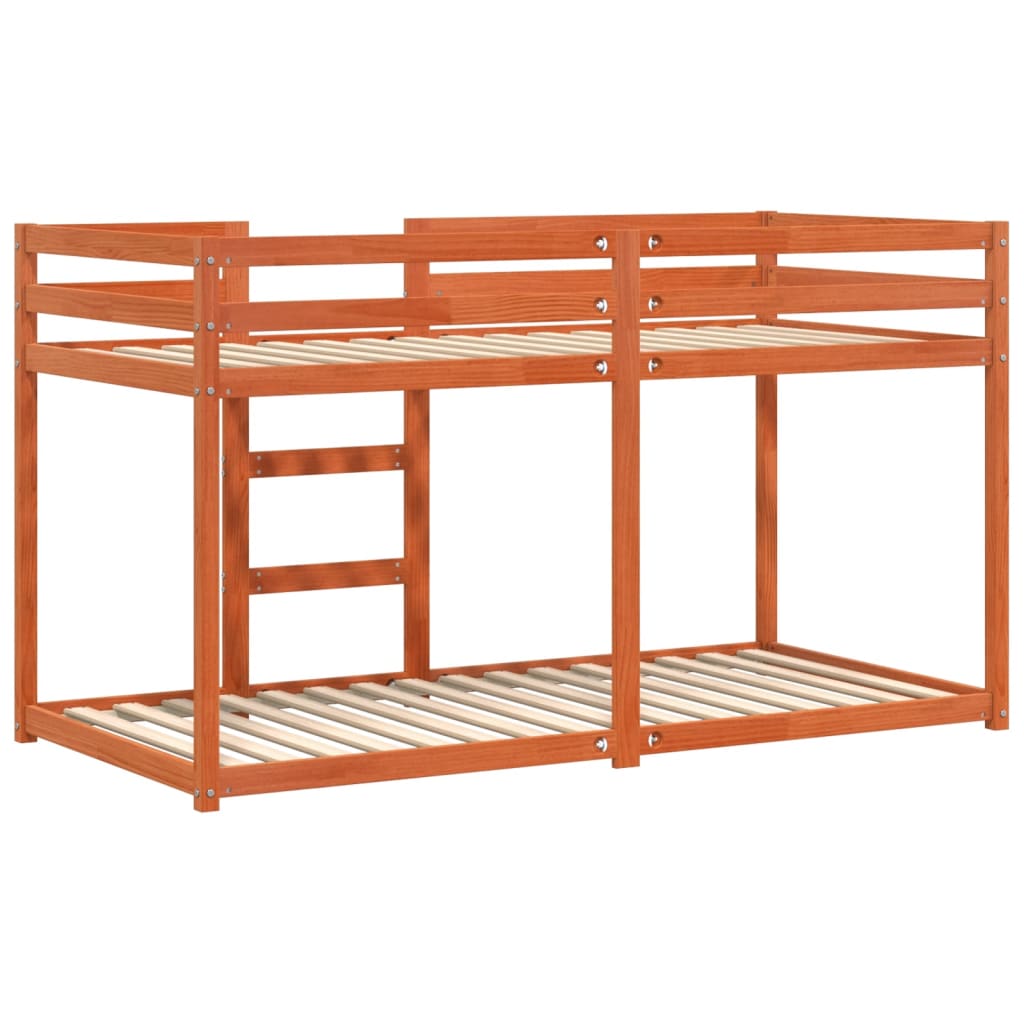 Stapelbed Massief Grenenhout 90 x 190 cm Wasbruin