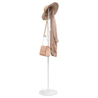 Coat Rack 177 cm Powder-Coated Iron White