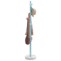 Coat rack 172 cm powder-coated iron blue