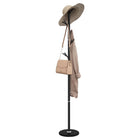 Coat rack 175 cm powder-coated iron black
