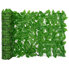 Balkonscherm met groene bladeren 200x75 cm 200 x 75 cm Groen