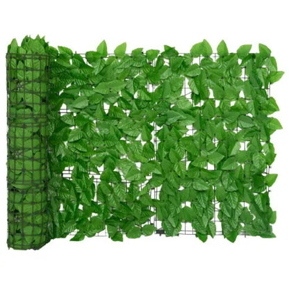 Balkonscherm met groene bladeren 200x75 cm 200 x 75 cm Groen