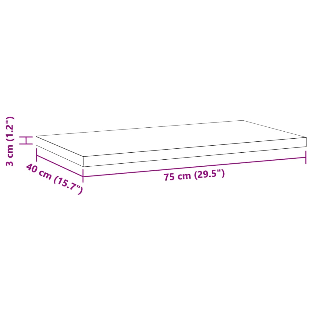 Wandschappen 2 st 75x40x3 cm roestvrijstaal zilverkleurig