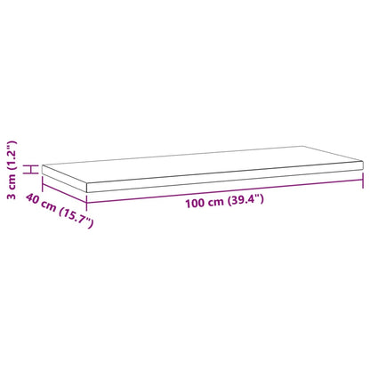 Wandschappen 2 st 100x40x3 cm roestvrijstaal zwart