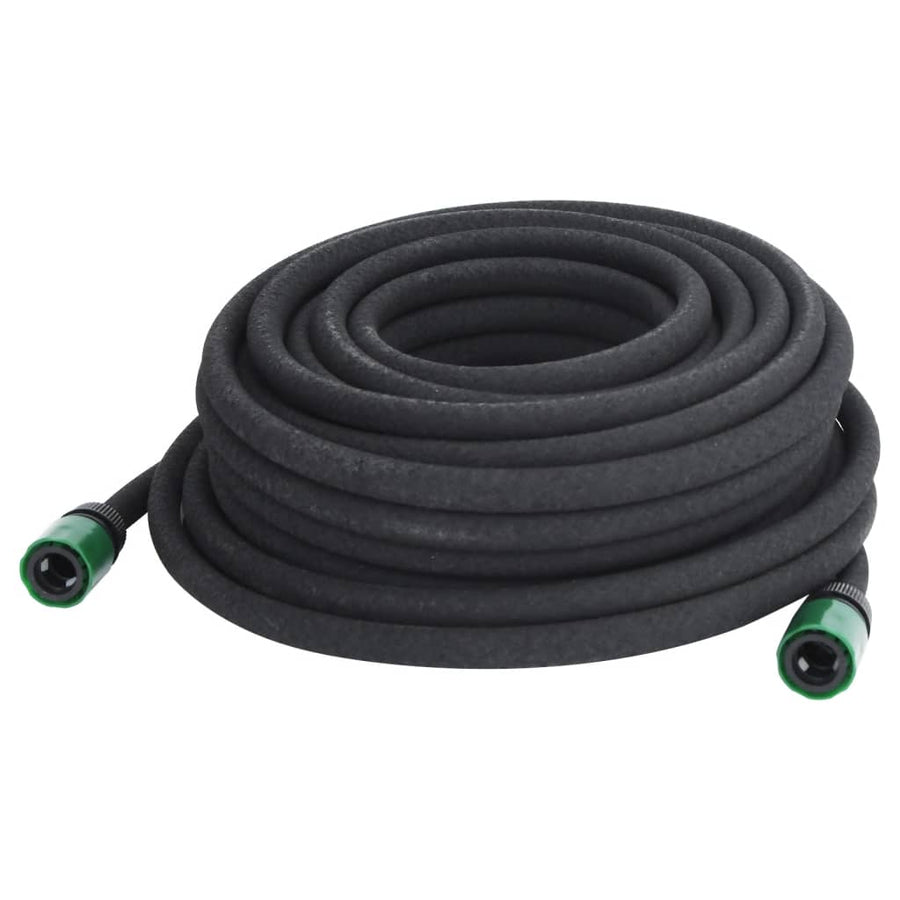 Druppelslang 0,6'' Rubber Zwart en groen 25 m met accessoires