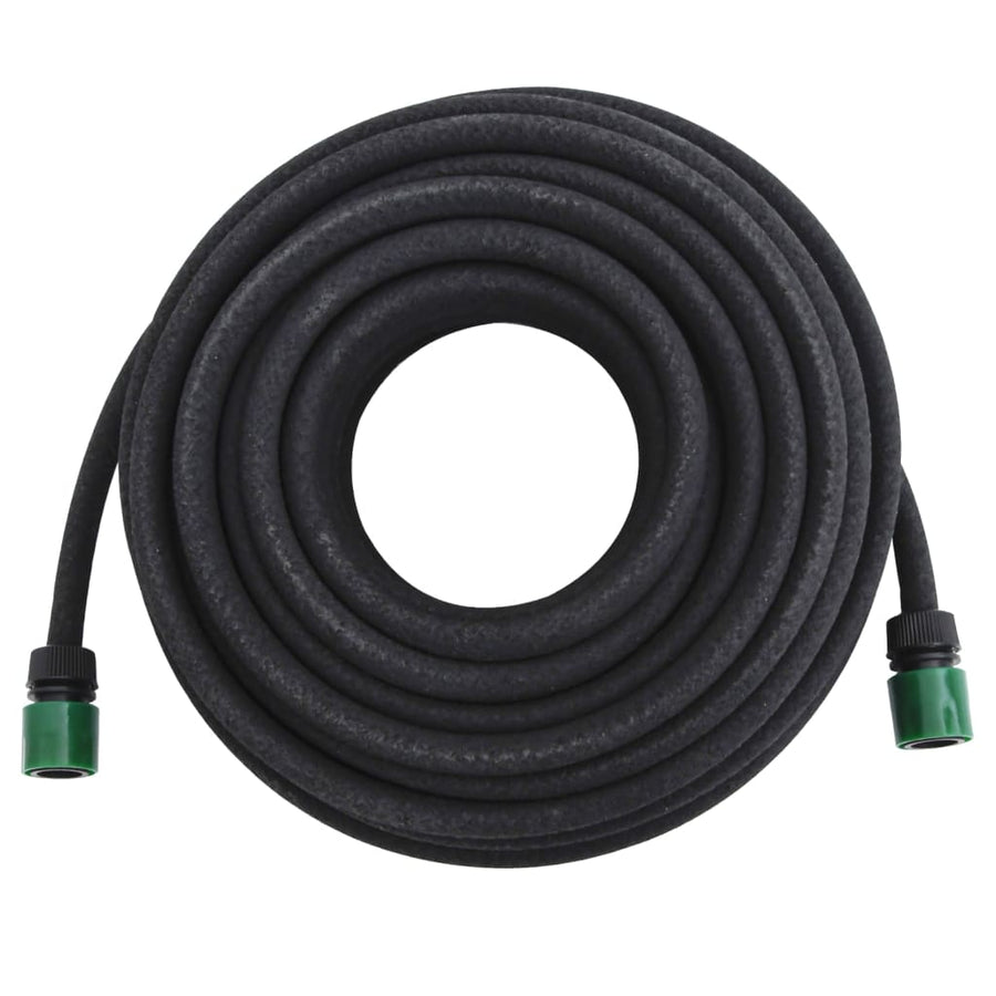 Druppelslang 0,6'' Rubber Zwart en groen 25 m met accessoires