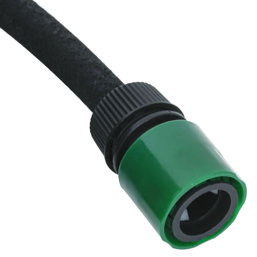 Druppelslang 0,6'' Rubber Zwart en groen 50 m met accessoires