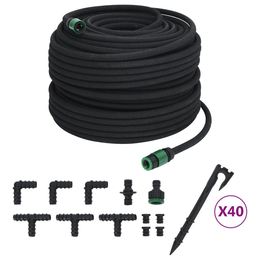 Druppelslang 0,6'' Rubber Zwart 1