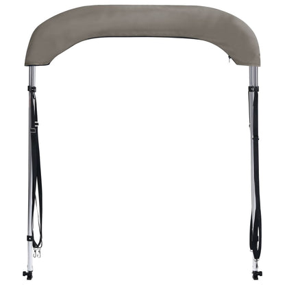 Biminitop 2 bogen  148,5x133x104 cm grijs