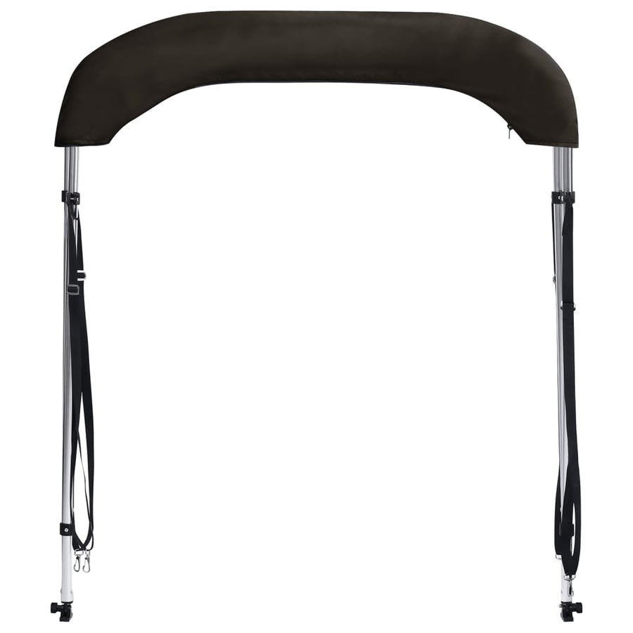 Biminitop 2 bogen 178x138x96 cm zwart