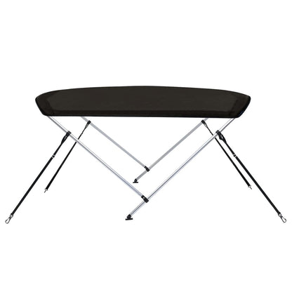 Biminitop 2 bogen 178x138x96 cm zwart