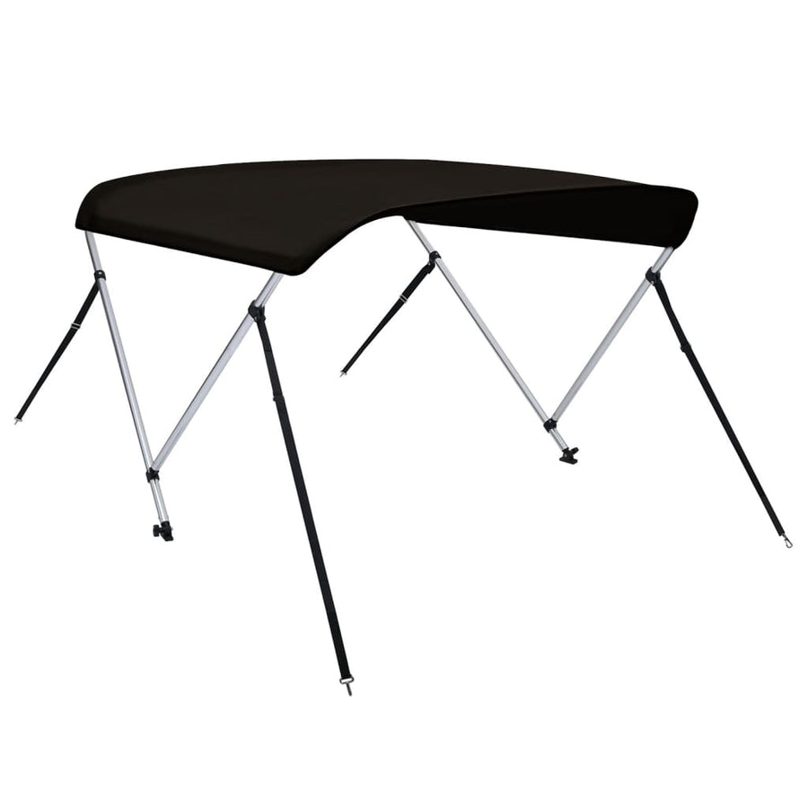 Biminitop 2 bogen 179x156x93 cm zwart