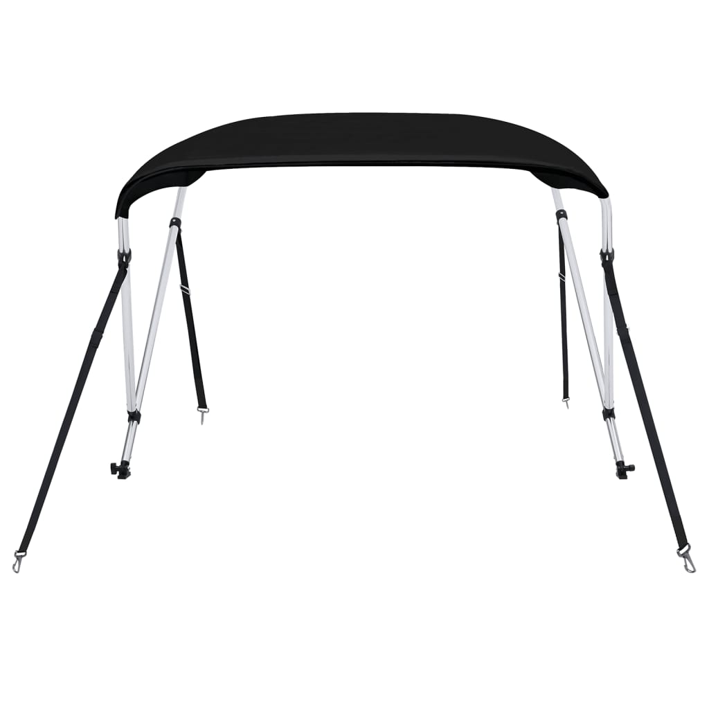 Biminitop 2 bogen 179x156x93 cm zwart