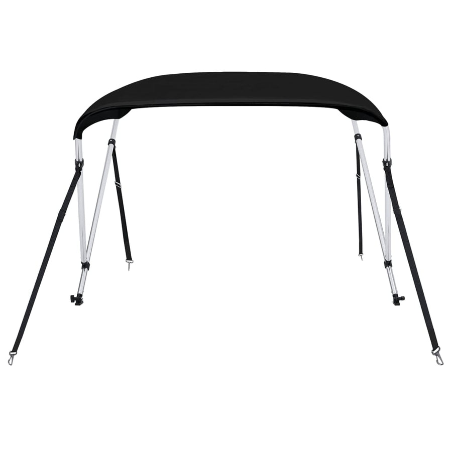 Biminitop 2 bogen 179x156x93 cm zwart