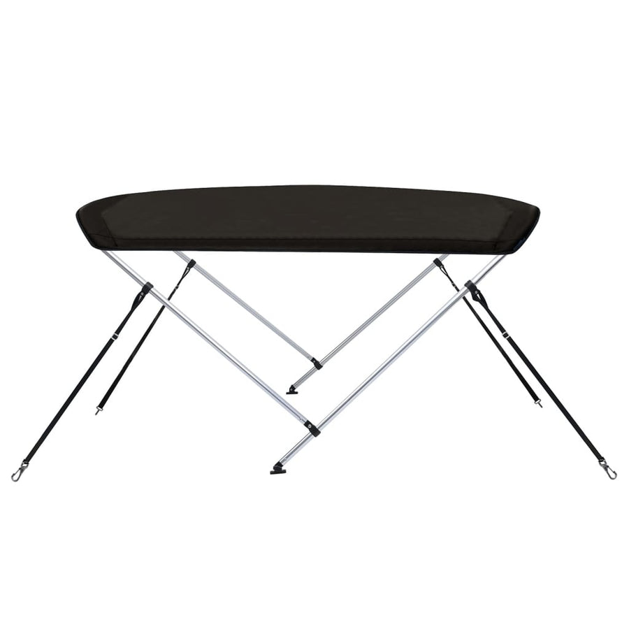 Biminitop 2 bogen 179x156x93 cm zwart