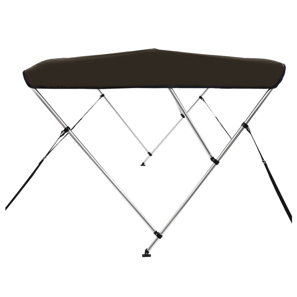 Biminitop 3 bogen 184x189x135 cm zwart