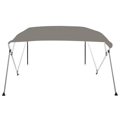 Biminitop 4 bogen 236x228x127 cm grijs