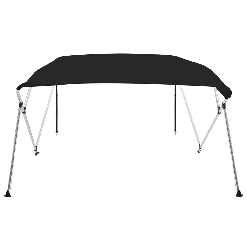 Biminitop 4 bogen 239x184x131 cm zwart