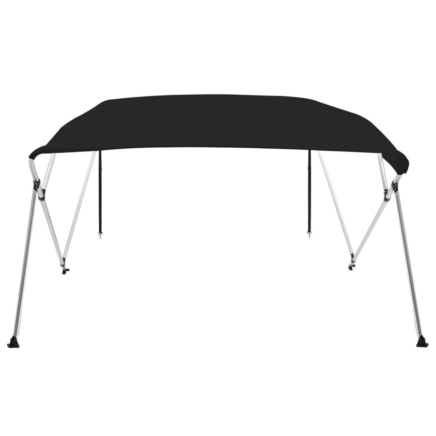 Biminitop 4 bogen 239x184x131 cm zwart