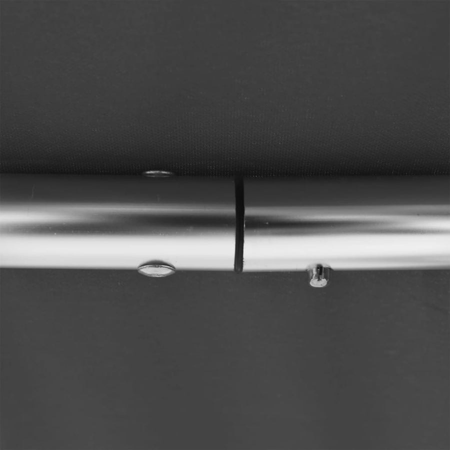 Biminitop 4 bogen 239x184x131 cm zwart