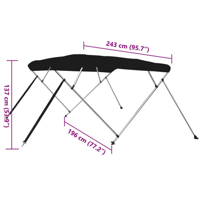 Biminitop 4 Bogen 243 x 196 x 137 cm