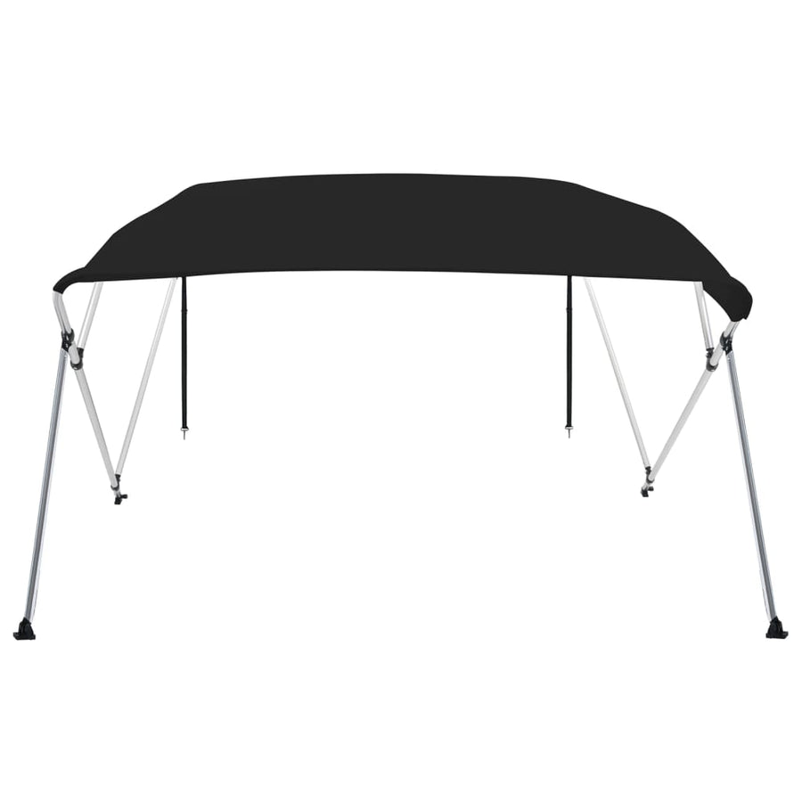 Biminitop 4 bogen 243x250x131 cm zwart