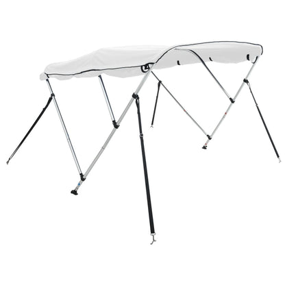 Biminitop 3 Bogen Met Zijwanden 1 183 x (185-198) x 137 cm Wit