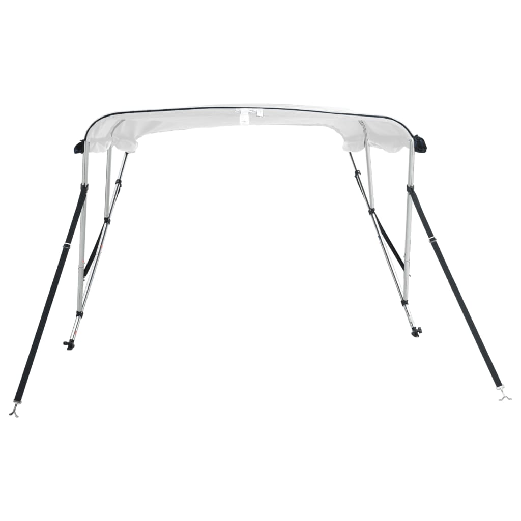 Biminitop 3 Bogen Met Zijwanden 1 183 x (185-198) x 137 cm Wit