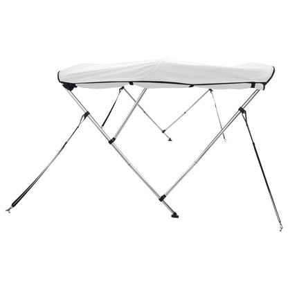 Biminitop 3 Bogen Met Zijwanden 1 183 x (185-198) x 137 cm Wit