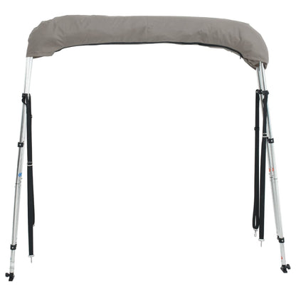 Biminitop 3 Bogen Met Zijwanden 1 183 x (137-152) x 137 cm antracietgrijs