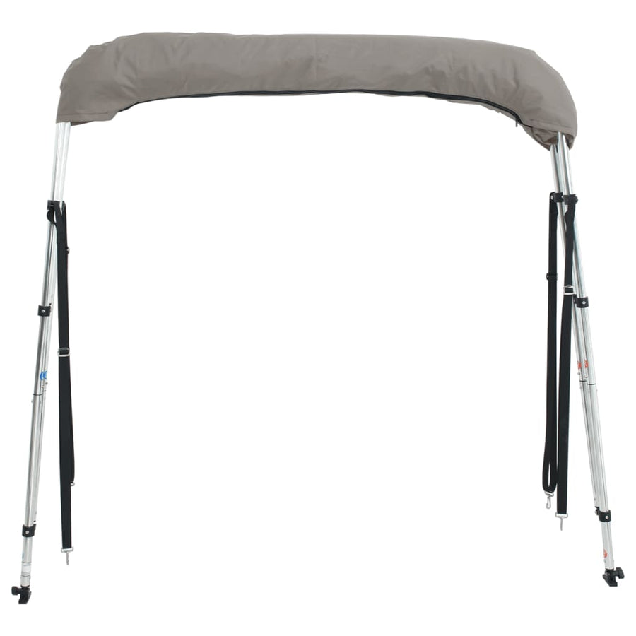 Biminitop 3 Bogen Met Zijwanden 1 183 x (137-152) x 137 cm antracietgrijs